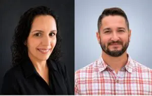 Audrey Dehdouh-Berg and Josh West