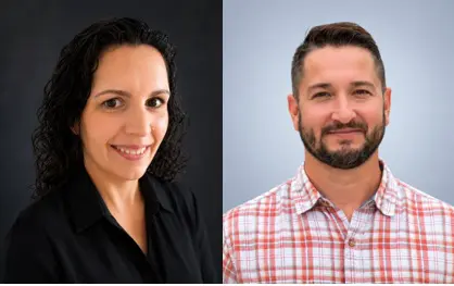 Audrey Dehdouh-Berg and Josh West