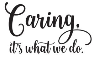 Caring is what we do logo